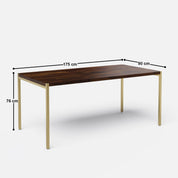 Ansel Dining Table with Kipling Chair Set - 4 & 6 Seater - All Sizes - Crafts Mill Bespoke Furniture - Dining