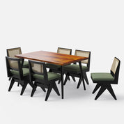 Shelly Plaintop-Jean Dining Table Set - 4 & 6 Seater/ All sizes