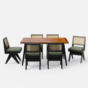 Shelly Plaintop-Jean Dining Table Set - 4 & 6 Seater/ All sizes