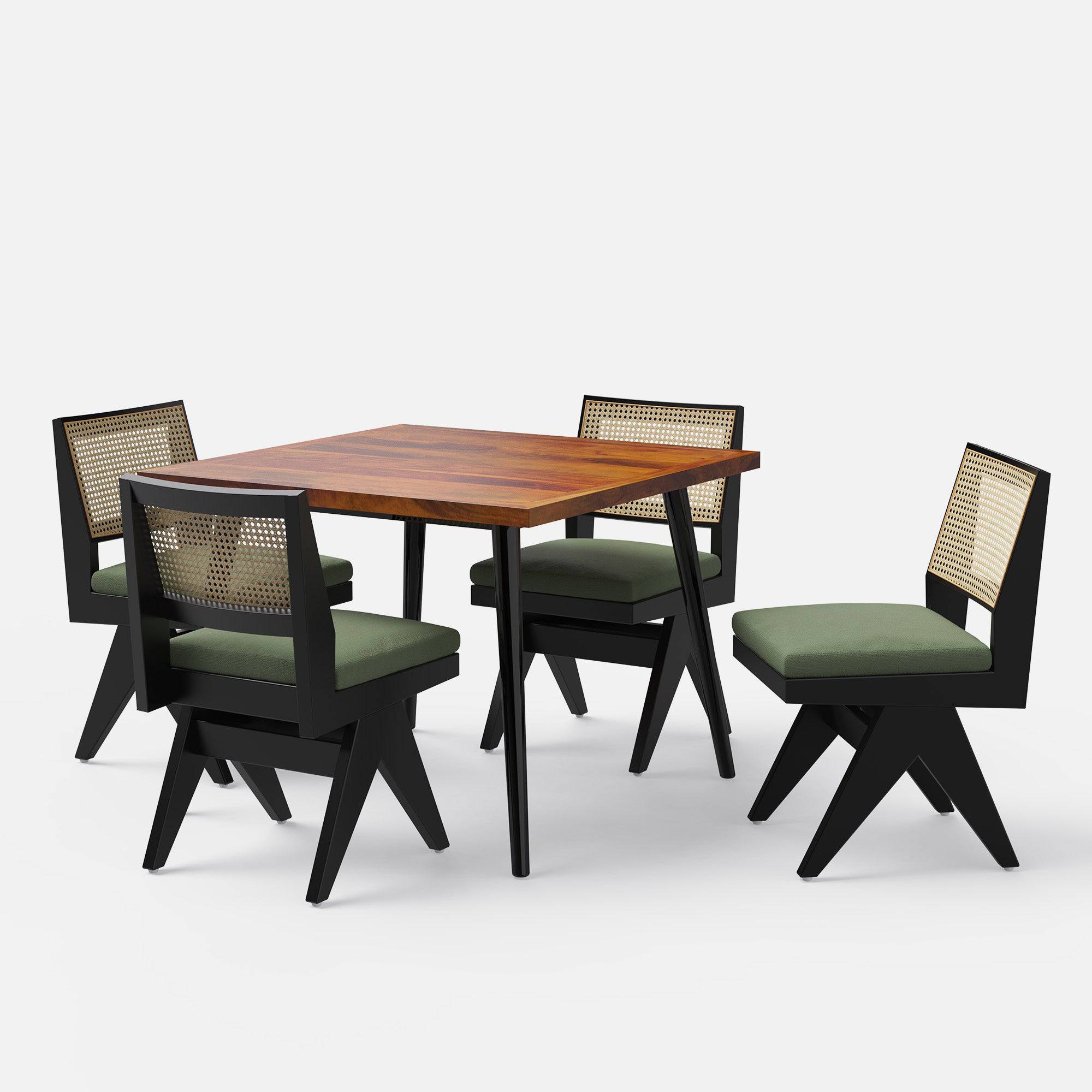 Shelly Plaintop-Jean Dining Table Set - 4 & 6 Seater/ All sizes