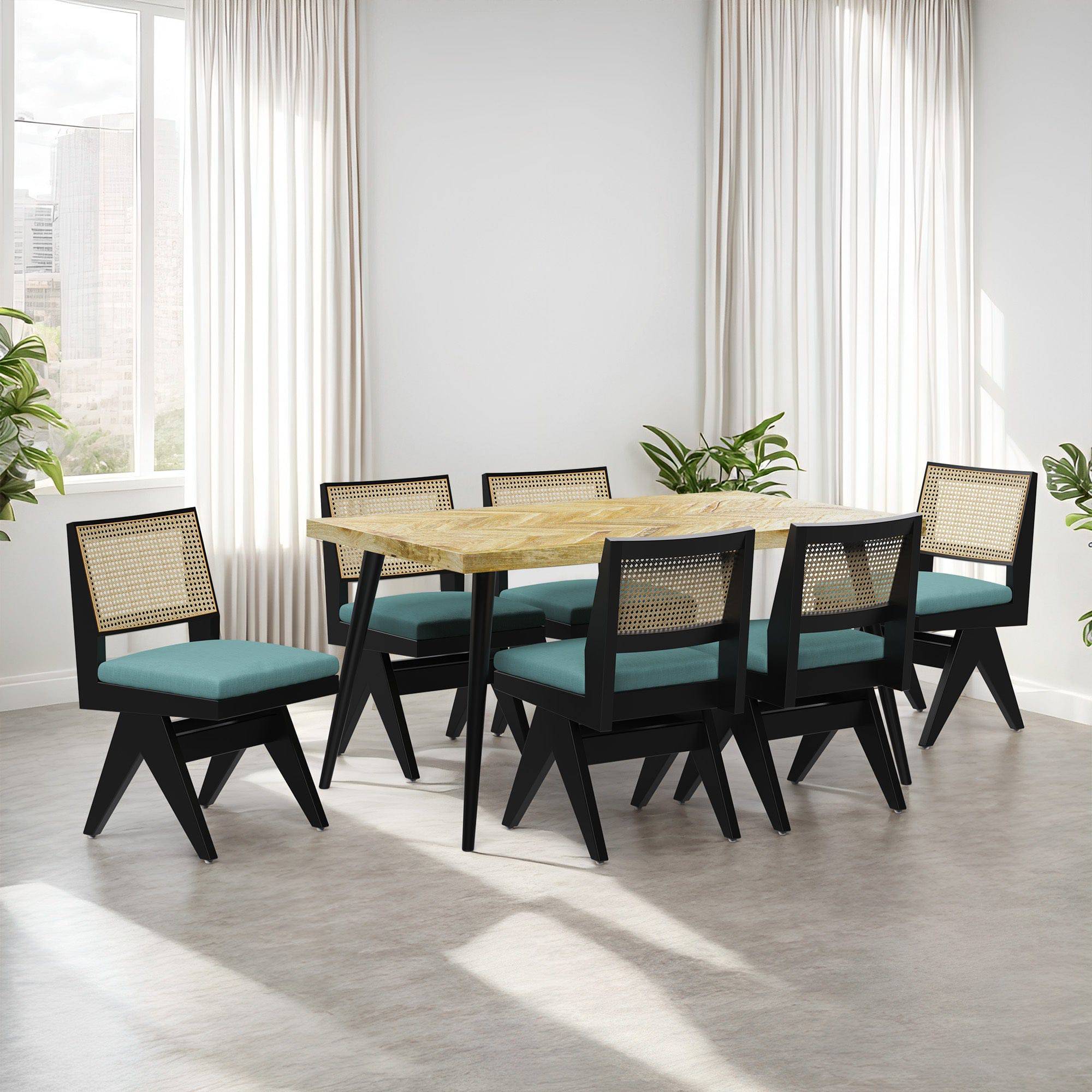 dining-table-150-cm-x-90-cm-x-76-cm-6-jean-chairs-textured-natural-polish-on-mango-wood-souza-table-black-matte-polish-on-sheesham-wood-jean-chair-teal-green-cotton-blend-fabric-souza_edca553d-e780-46b3-9678-d31f66b66150.jpg