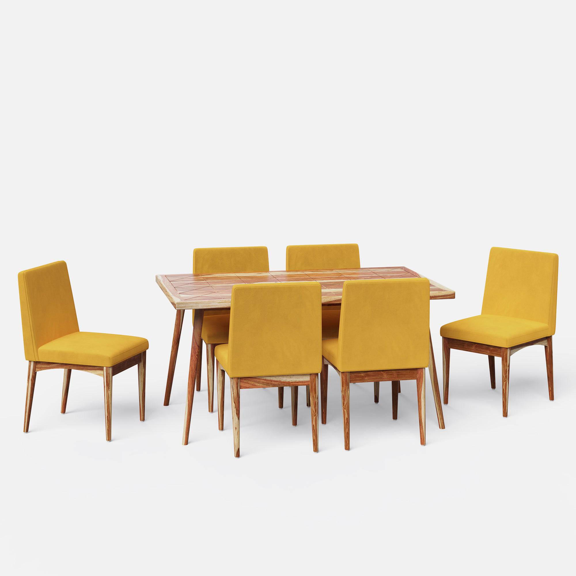 Helena-Lidia Dining Table Set - 4 & 6 Seater/ All sizes