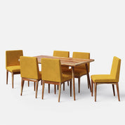 Helena-Lidia Dining Table Set - 4 & 6 Seater/ All sizes