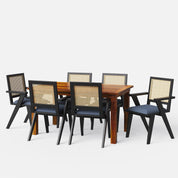 Roma-Flora Dining Table Set - 4 & 6 Seater - All Sizes