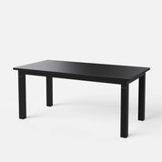 Roma-Flora Matte Black Dining Table Set - 4 & 6 Seater/ All Sizes