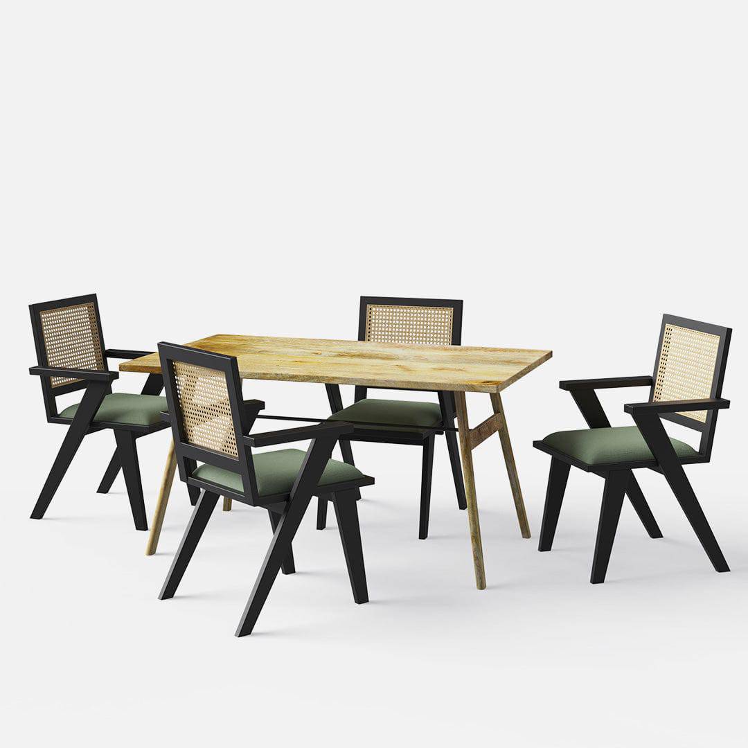 Dido-Flora Dining Table Set - Large 4 & 6 Seater/ All sizes