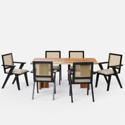 Antwerp-Flora Dining Table Set- 6 & 8 Seater/ All sizes