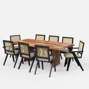 Antwerp-Flora Dining Table Set- 6 & 8 Seater/ All sizes