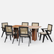 Antwerp-Flora Dining Table Set- 6 & 8 Seater/ All sizes