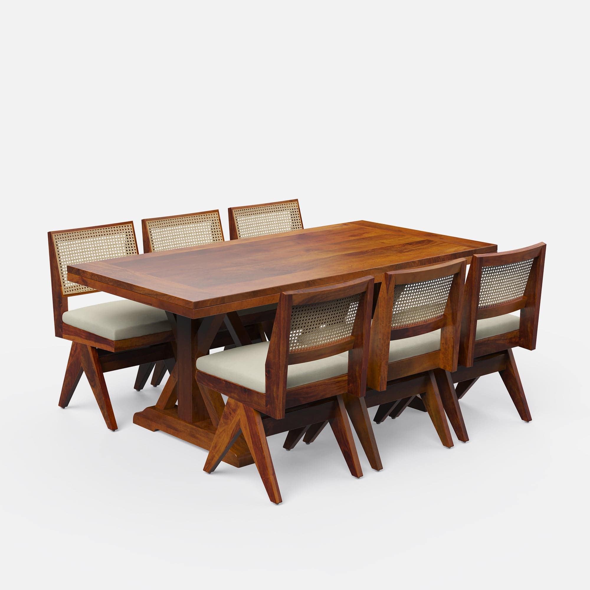 Gable-Jean Dining Table Set- 6 & 8 Seater/ All sizes