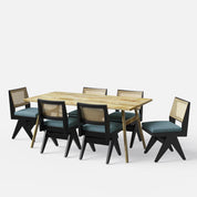 Dido-Jean Dining Table Set - Large 4 & 6 Seater/ All sizes