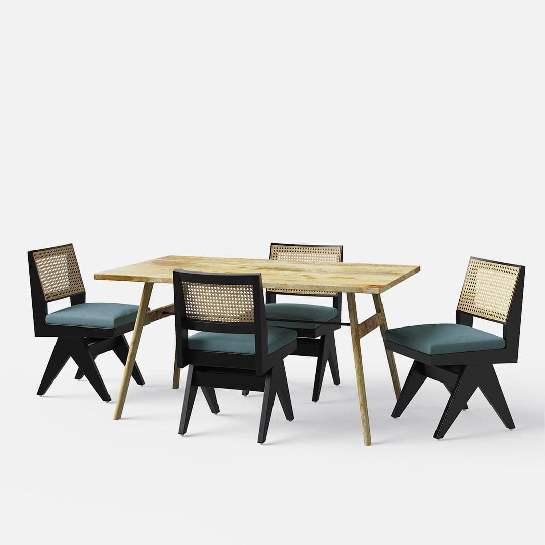 Dido-Jean Dining Table Set - Large 4 & 6 Seater/ All sizes