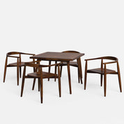 Helena Millie Walnut Dining Table Set - 4 & 6 Seater/All sizes