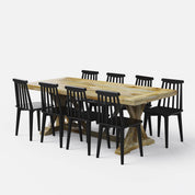 Gable-Polly Dining Table Set- 6 & 8 Seater/ All sizes