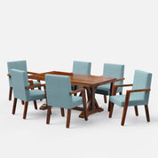 Gable-Watson Dining Table Set- 6 & 8 Seater/ All sizes