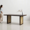 Stanley Rattan Luxury Dining Table - Large 6 Seater - 175 cm x 90 cm x 76 cm - Mango