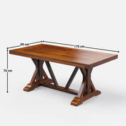 Gable-Watson Dining Table Set- 6 & 8 Seater/ All sizes - Crafts Mill Bespoke Furniture - Dining