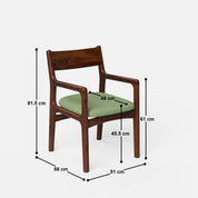 Luis-Kiyomi Dining Table Set - 2, 4 & 6 Seater/ All sizes - Crafts Mill Bespoke Furniture - Dining