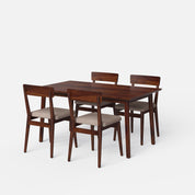 Middleton Dining Table Set - 6 Seater/150 cm Provincial Teak Sheesham - Crafts Mill Bespoke Furniture - Dining