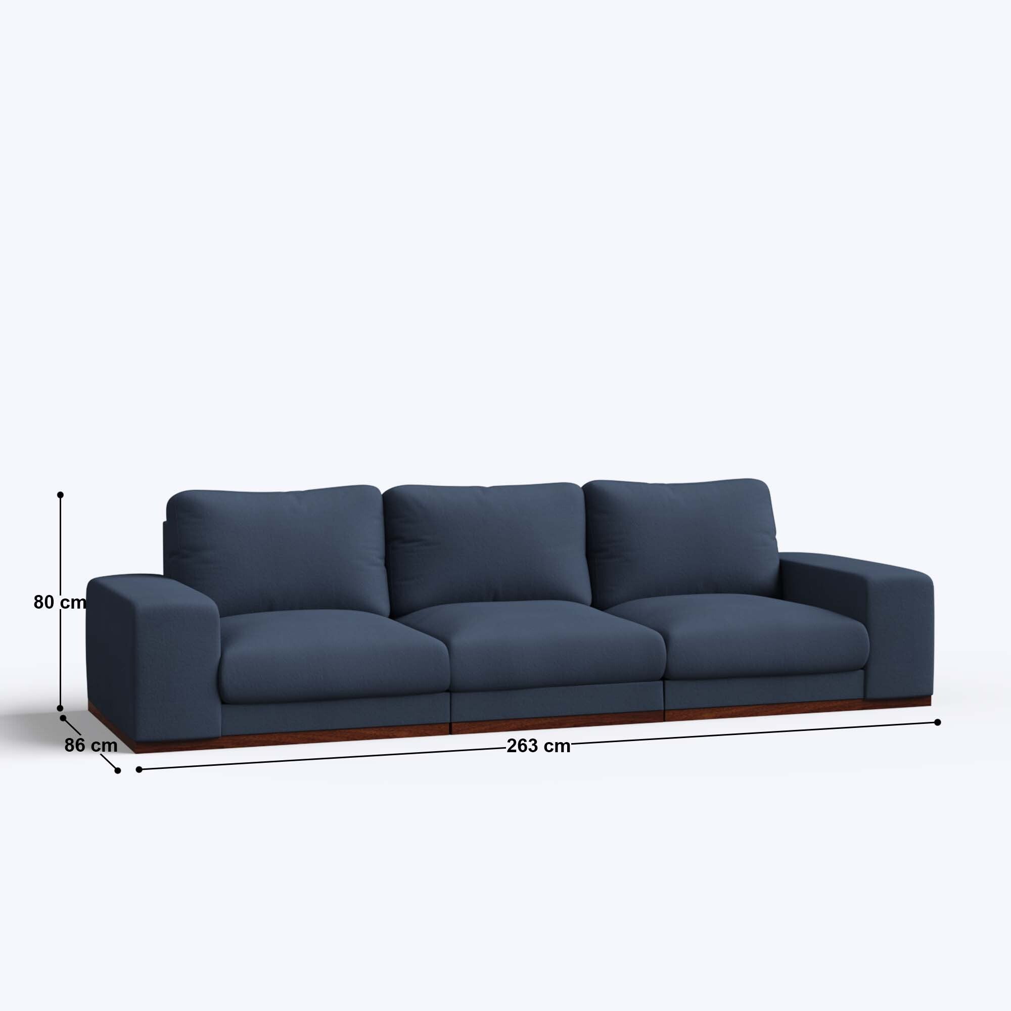 Derek modular 3 seater sofa - 103.5"