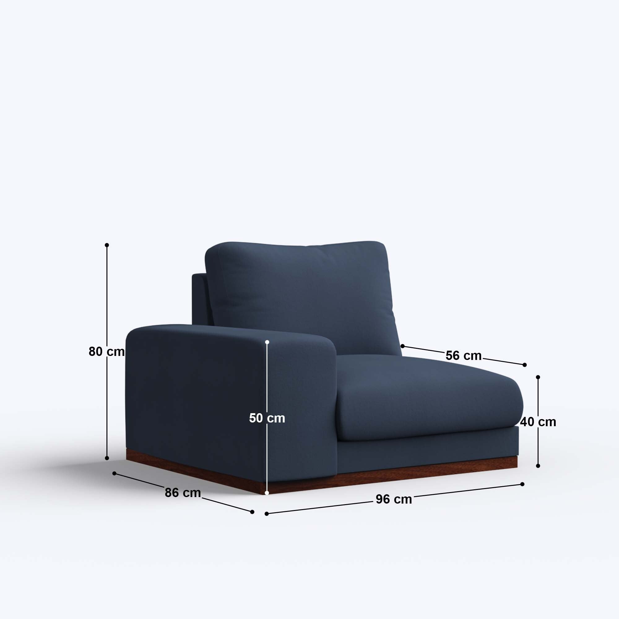 Derek modular 3 seater sofa - 103.5"