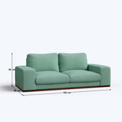 Derek modular 2 seater sofa - 75.6"