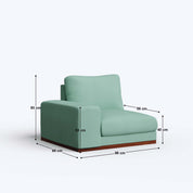 Derek modular 2 seater sofa - 75.6"