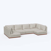 Derek Modular U- Shaped sofa - 62" Left Chaise | 123" Middle | 62" Right Chaise