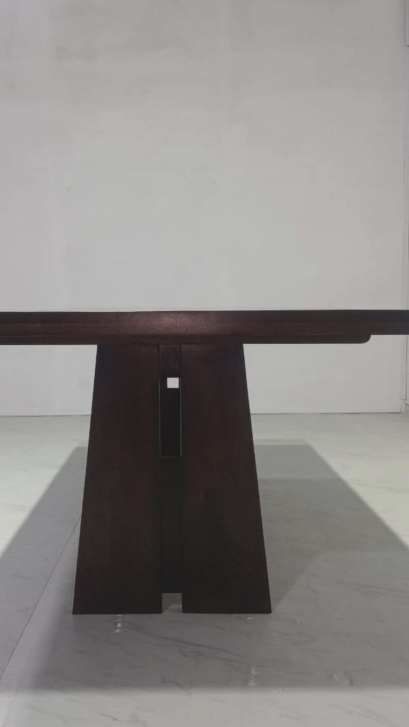 Ana Dining Table - 210 cm - Mango Walnut
