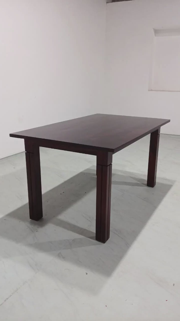 Roma Luxury Dining Table 150cm - Sheesham Provincial Teak