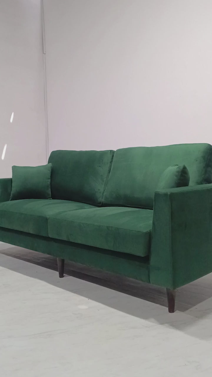 Nord 3 Seater Sofa - 80" - Emerald Green