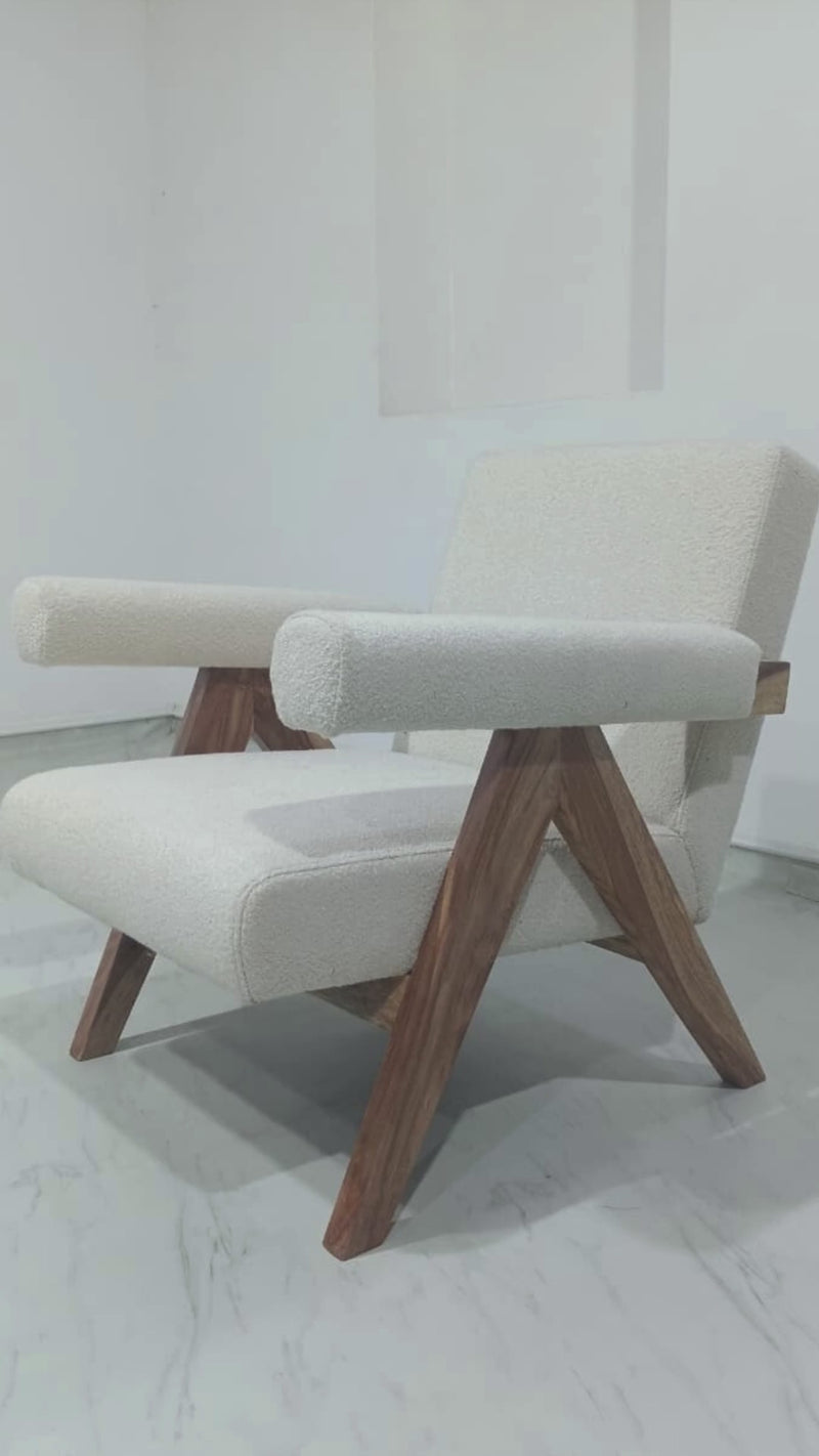 Pierre Accent Chair - Sheesham Natural