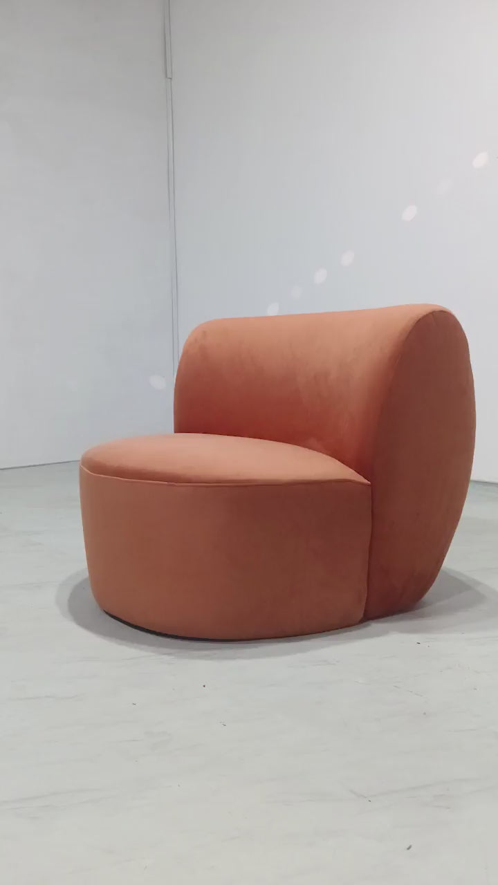 Celeste Accent Chair - Cider Orange