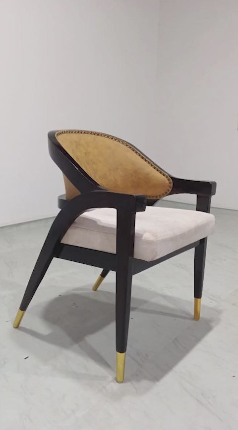 Jodhpuri II Chair - Sheesham Black Matte