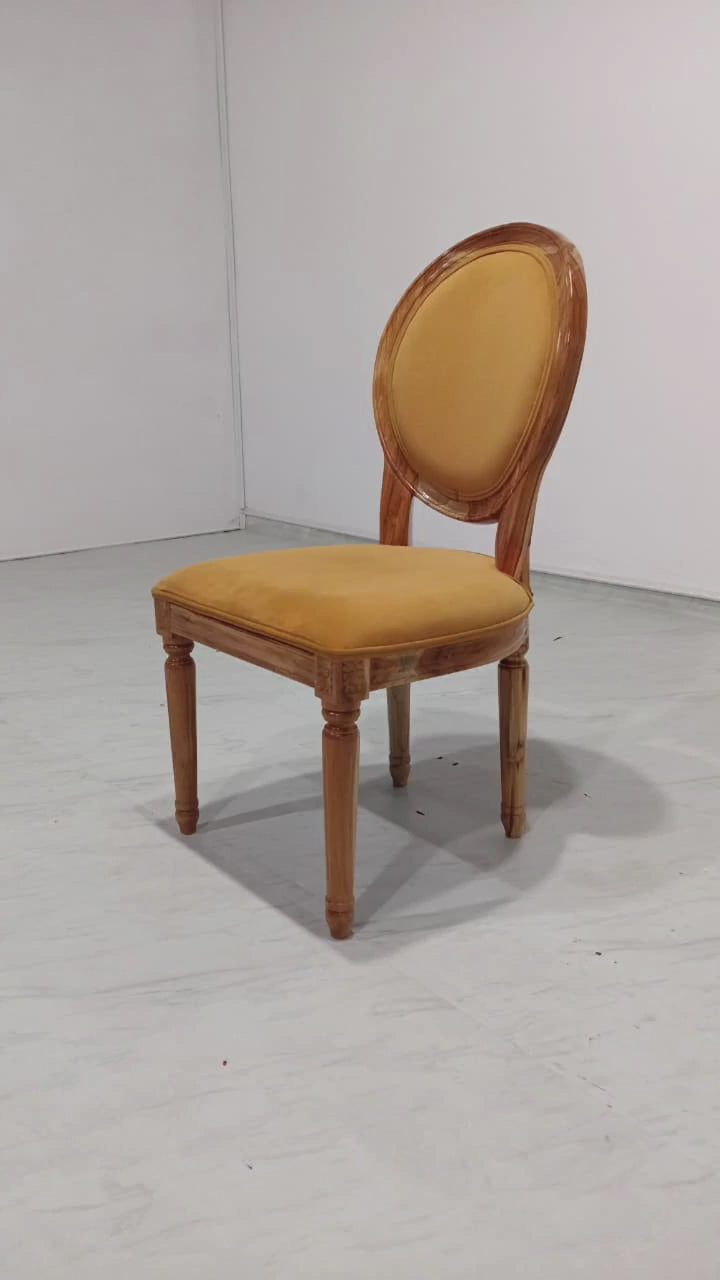 French Chair - Teak Wood Natural Polish
