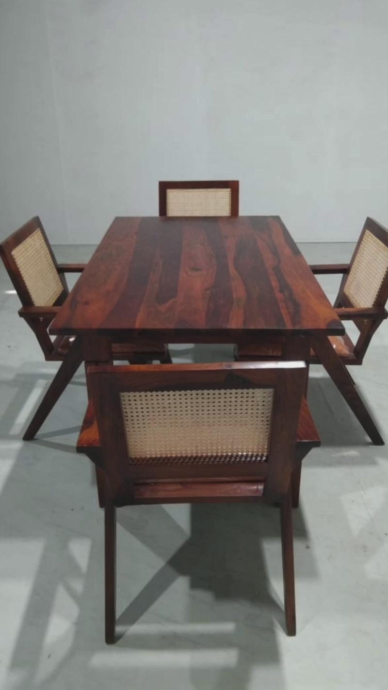 Roma-Flora Dining Set - 150 cm - 4 Seater