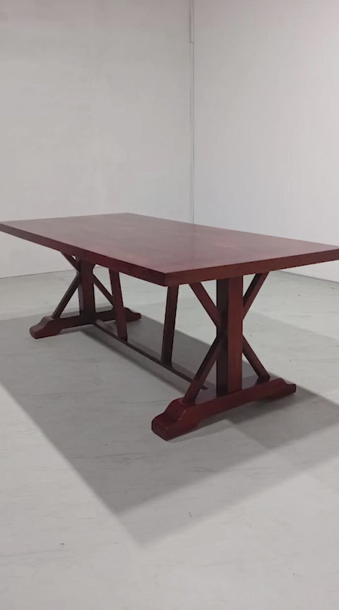 Gable Luxury Dining Table 210 cm - Mango Honey
