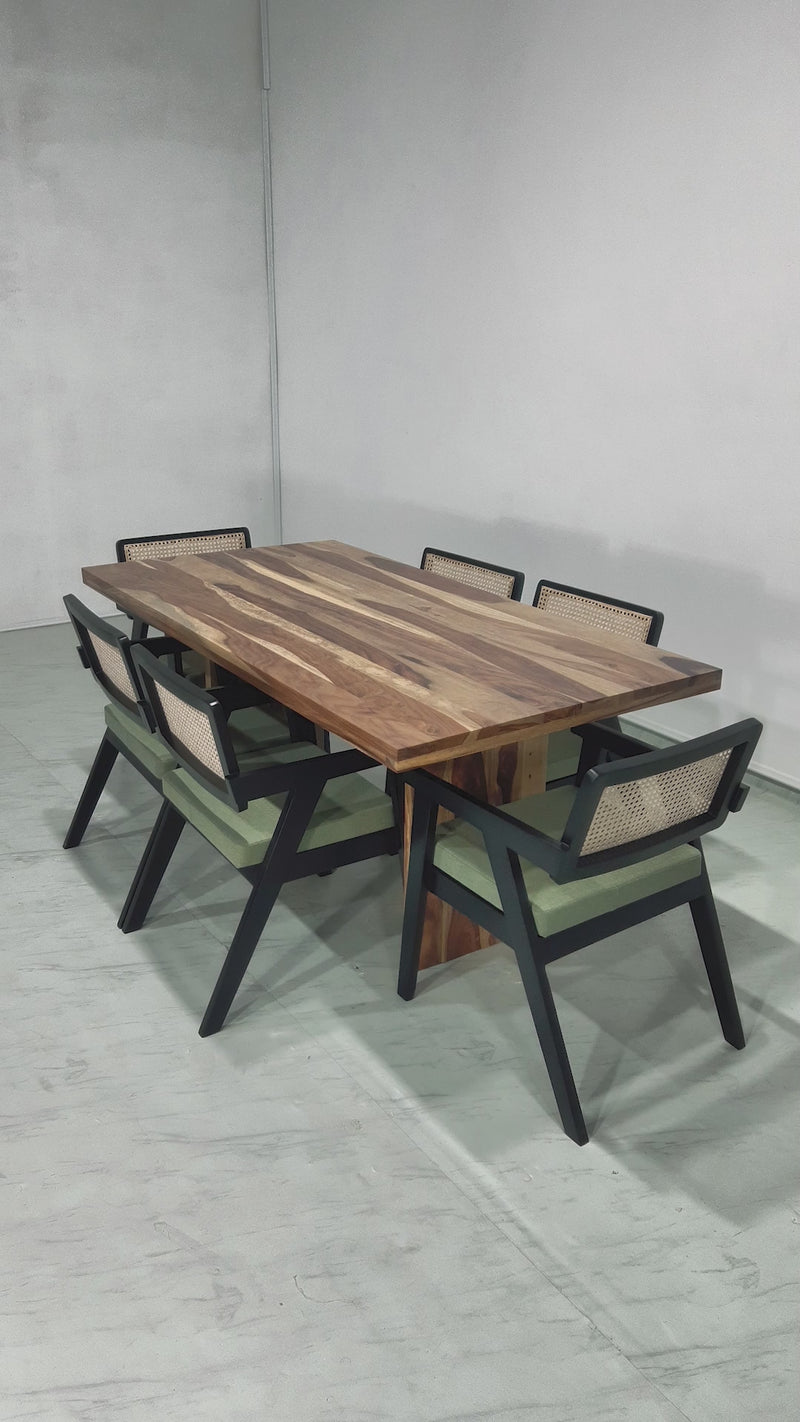 Antwerp-Bob Dining Set - 175 cm - 6 Seater