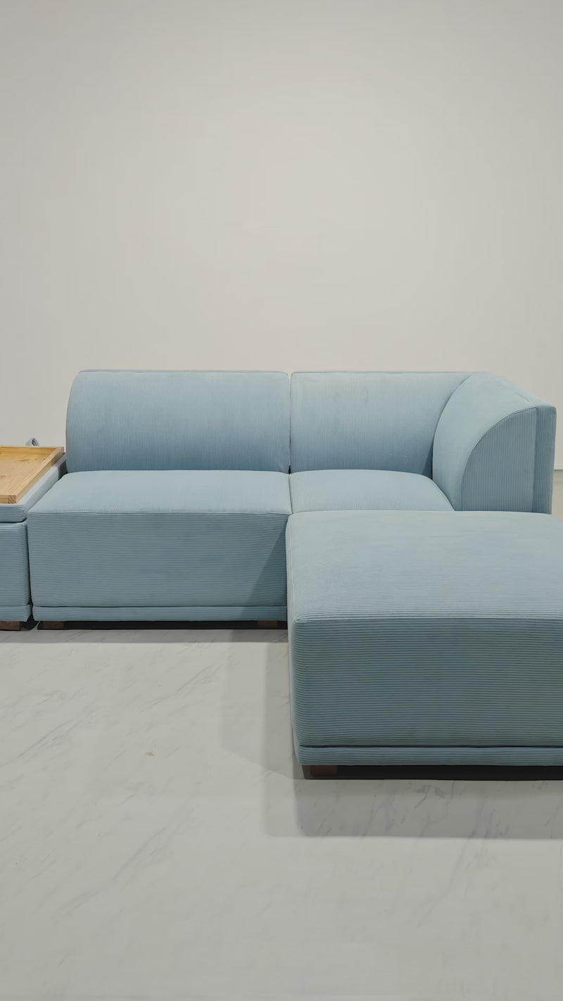 Eric Modular 2 Seater Sofa with Ottoman
