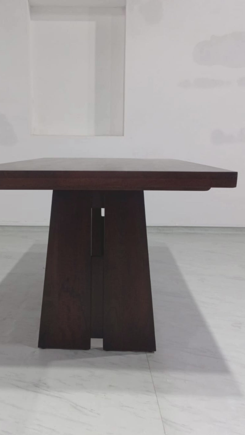 Ana Dining Table - 175 cm - Mango Walnut