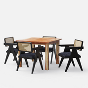 Roma-Pierre Luxury Dining Set - 4,6 & 8 Seater/ All sizes - Crafts Mill Bespoke Furniture - Dining