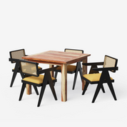 Roma-Pierre Luxury Dining Set - 4,6 & 8 Seater/ All sizes - Crafts Mill Bespoke Furniture - Dining