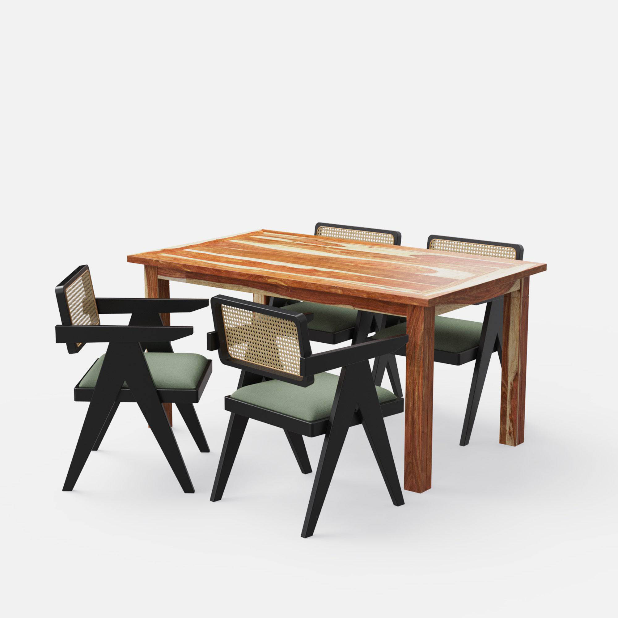 Roma-Pierre Luxury Dining Set - 4,6 & 8 Seater/ All sizes - Crafts Mill Bespoke Furniture - Dining