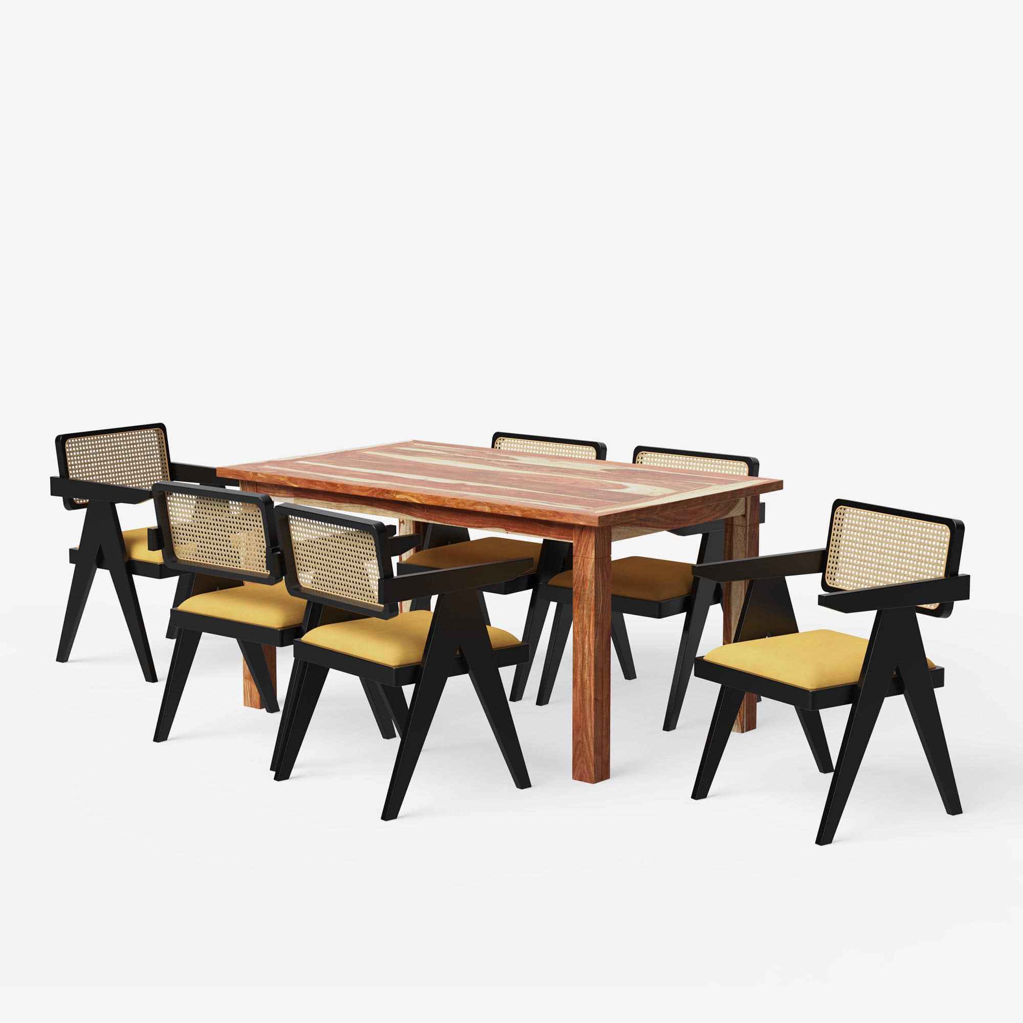 Roma-Pierre Luxury Dining Set - 4,6 & 8 Seater/ All sizes - Crafts Mill Bespoke Furniture - Dining