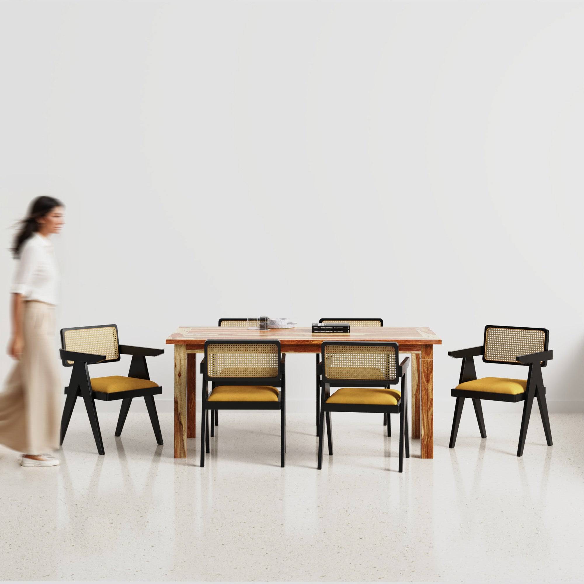 Roma-Pierre Luxury Dining Set - 4,6 & 8 Seater/ All sizes - Crafts Mill Bespoke Furniture - Dining