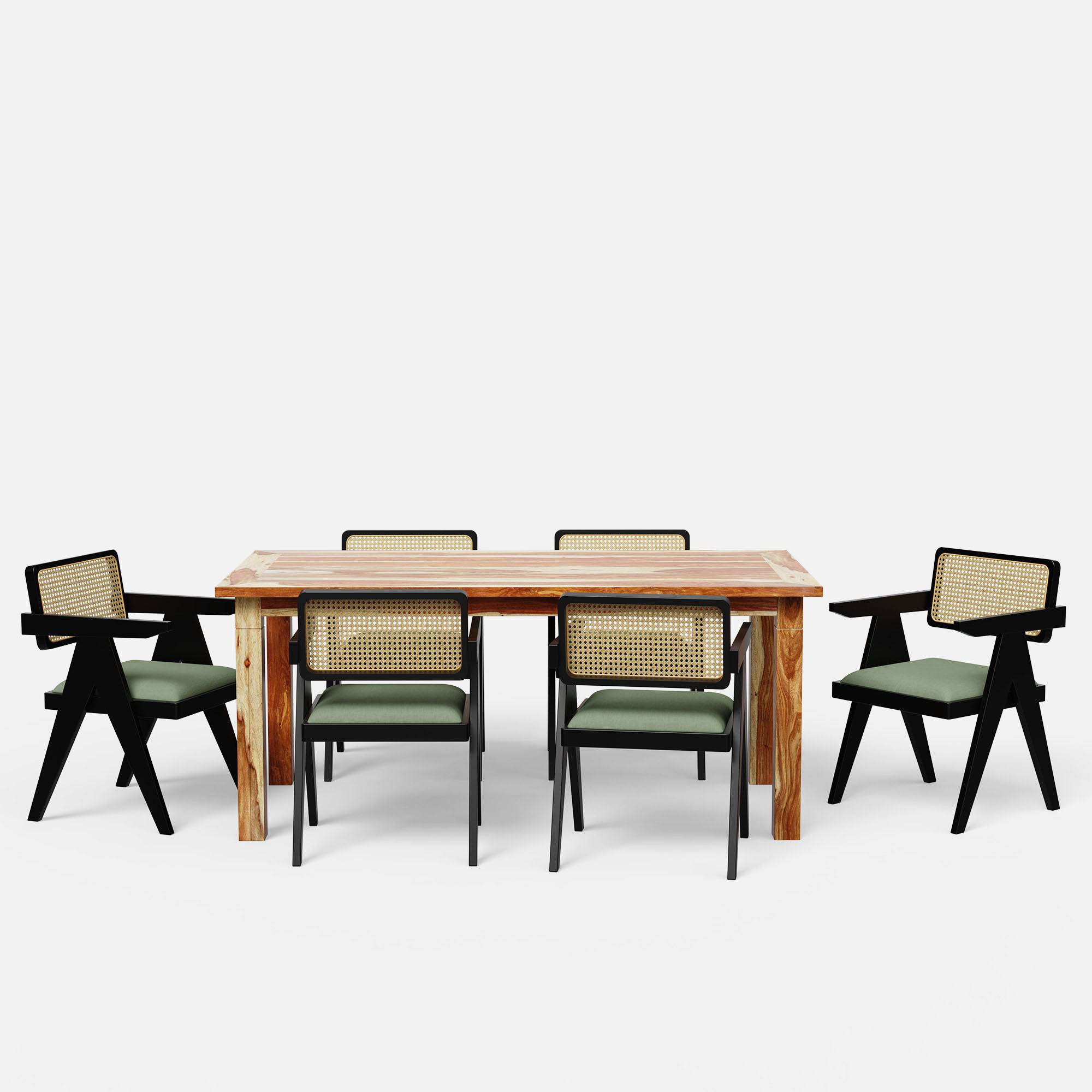 Roma-Pierre Luxury Dining Set - 4,6 & 8 Seater/ All sizes - Crafts Mill Bespoke Furniture - Dining
