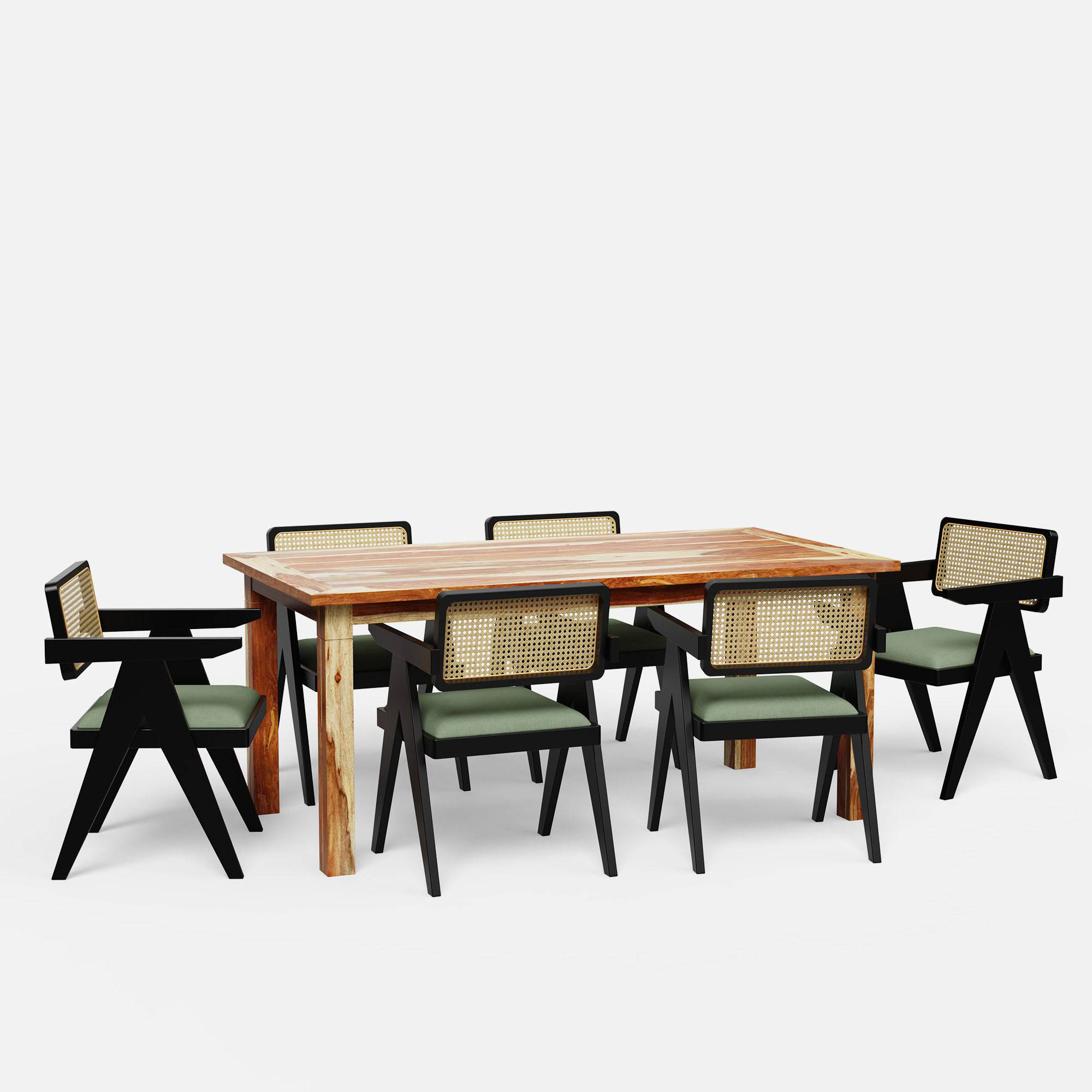 Roma-Pierre Luxury Dining Set - 4,6 & 8 Seater/ All sizes - Crafts Mill Bespoke Furniture - Dining