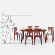 Maltby Dining Table Set - 4/6 Seater 150 cm