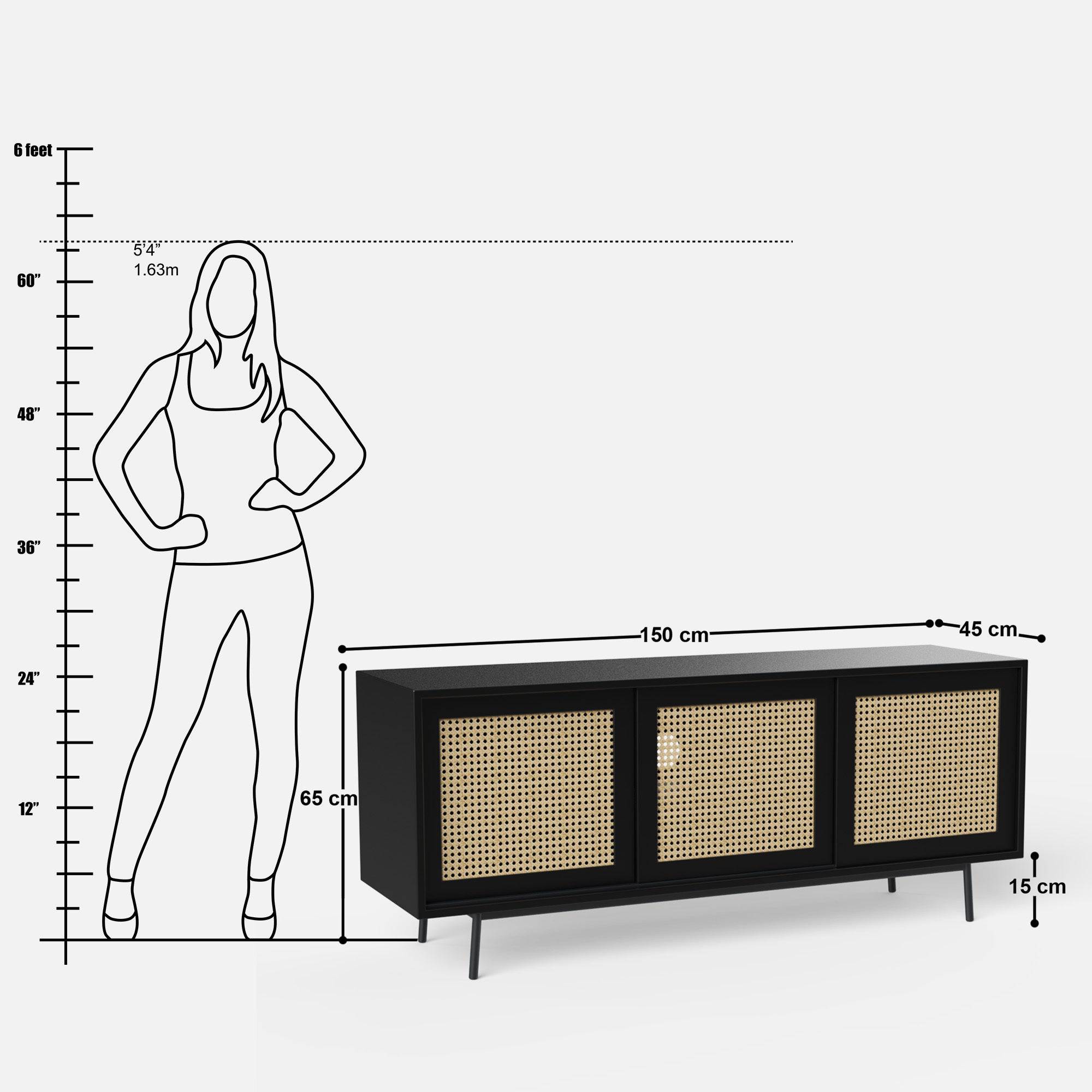 California TV Table Console