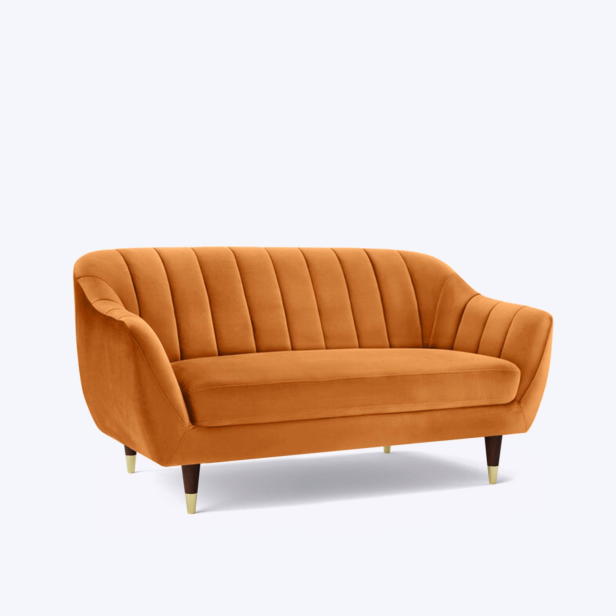 Emily Flared Arm 2 Seater Sofa - 60"